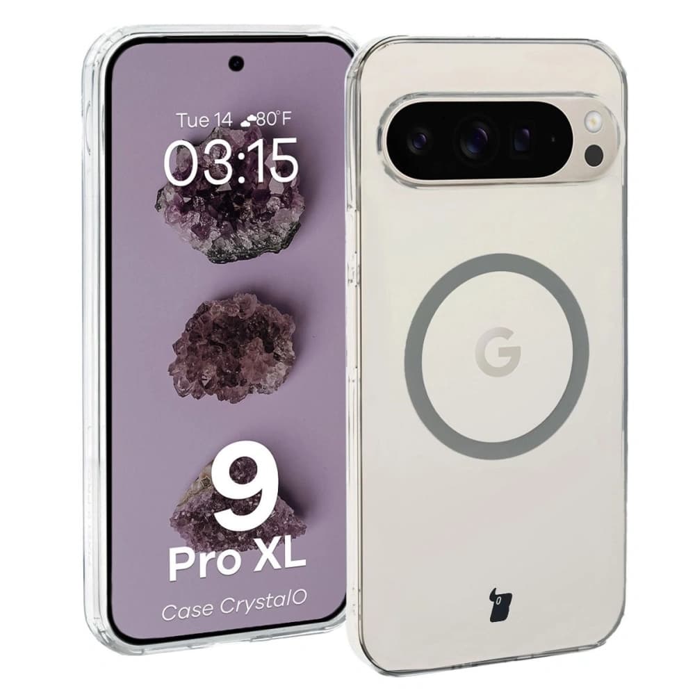 Bizon Case CrystalO Google Pixel 9 Pro XL átlátszó - 1