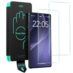 ESR gehärtetes Glas Samsung Galaxy S25 Ultra klar [2 PACK]