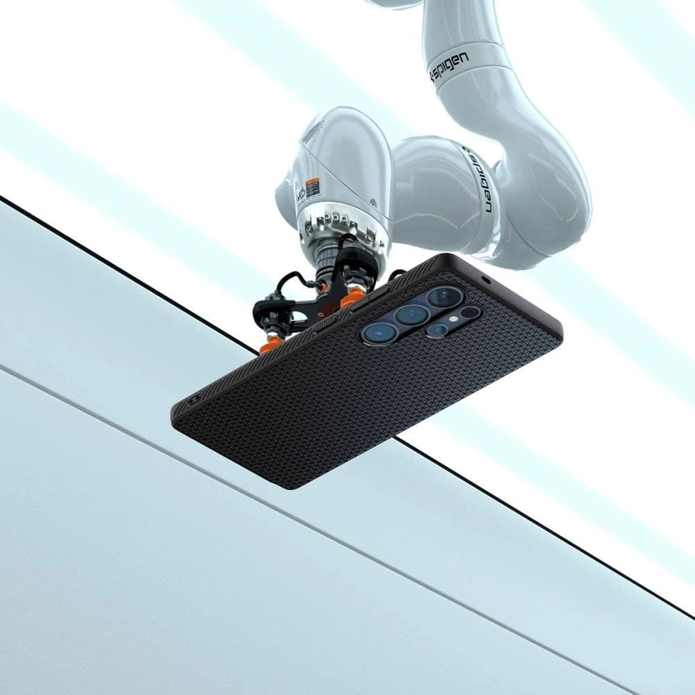Spigen Liquid Air Samsung Galaxy S25 Ultra Matt Schwarz - 13