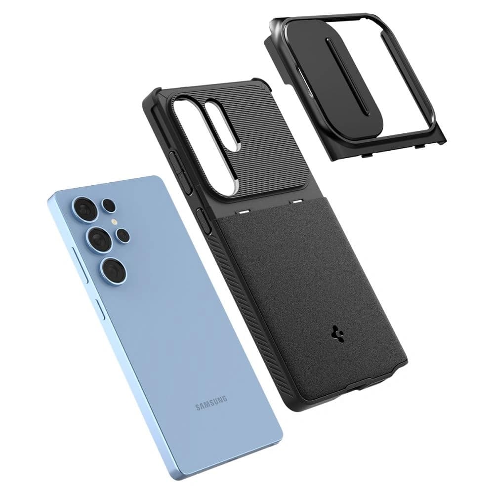 Spigen Optik Armor Samsung Galaxy S25 Ultra Schwarz - 9