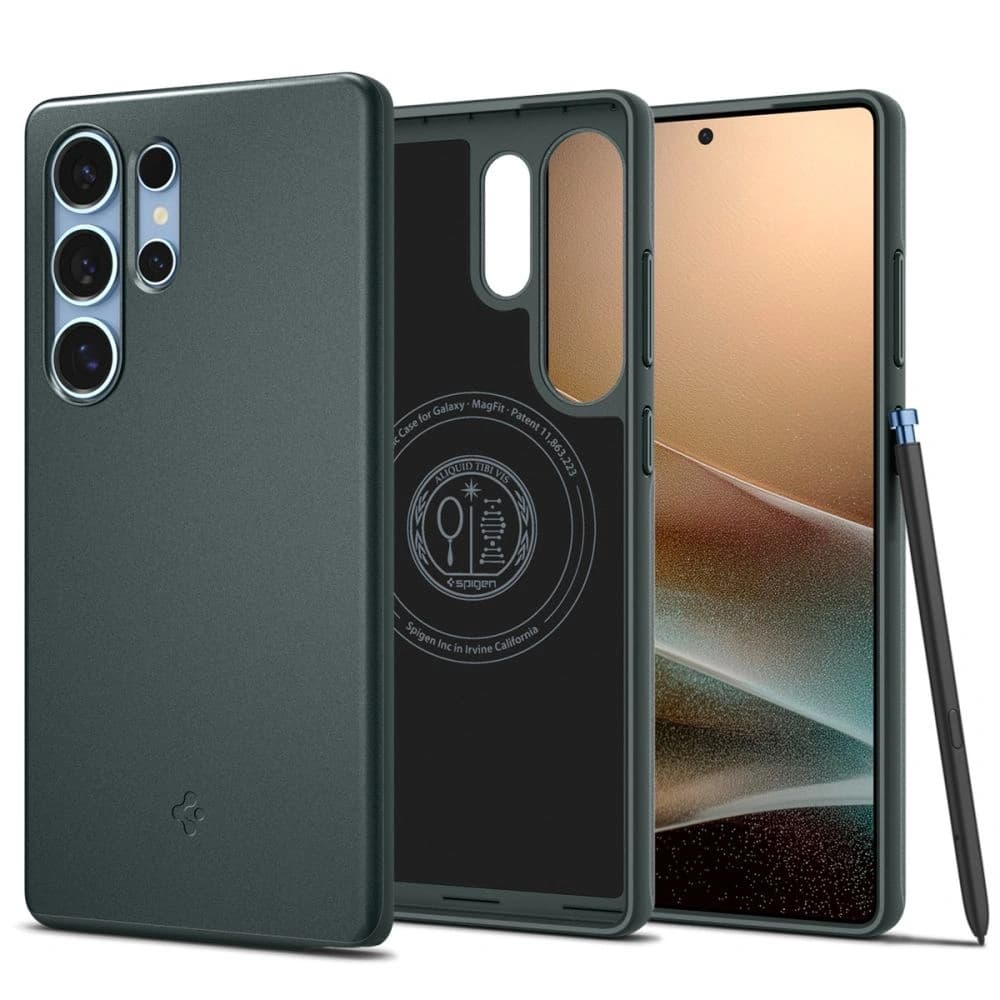 Spigen Thin Fit Mag MagSafe Samsung Galaxy S25 Ultra Abyssgrün - 1