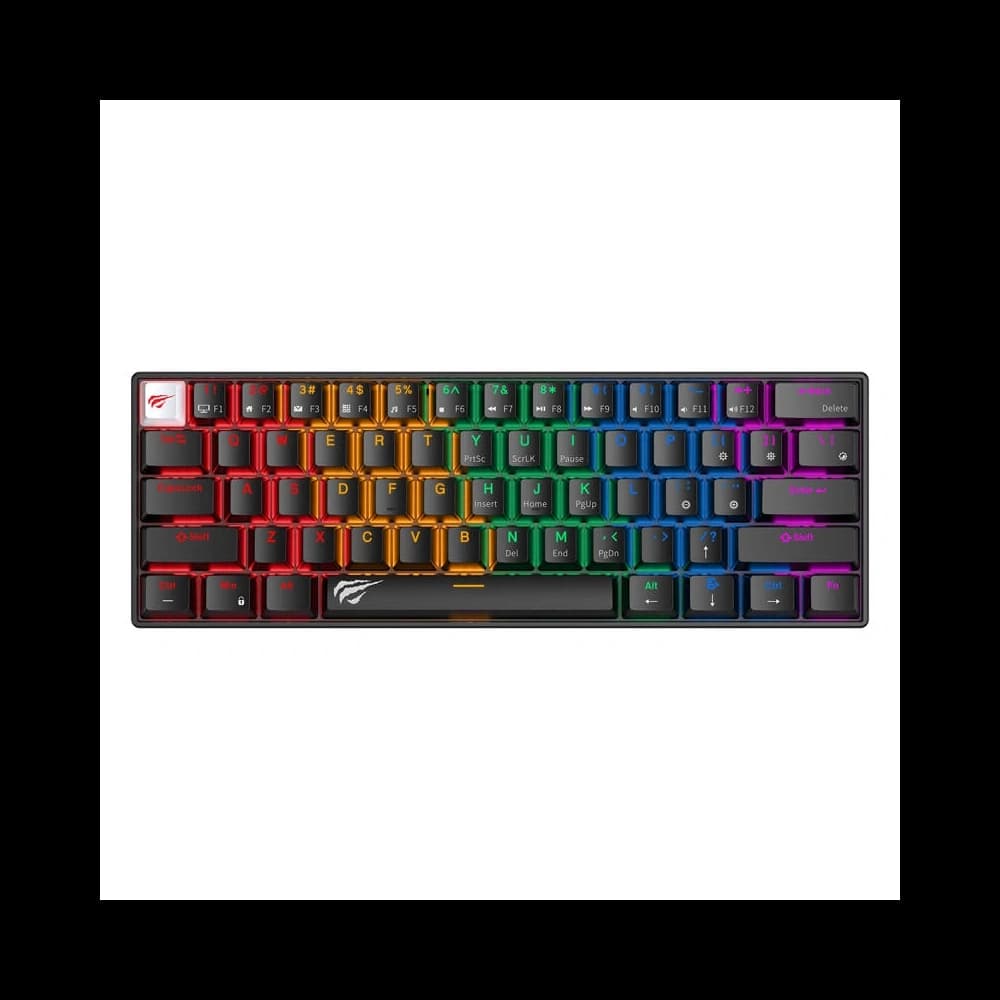 HAVIT KB903L kabelgebundene mechanische / Gaming RGB-Tastatur (schwarz) - 1