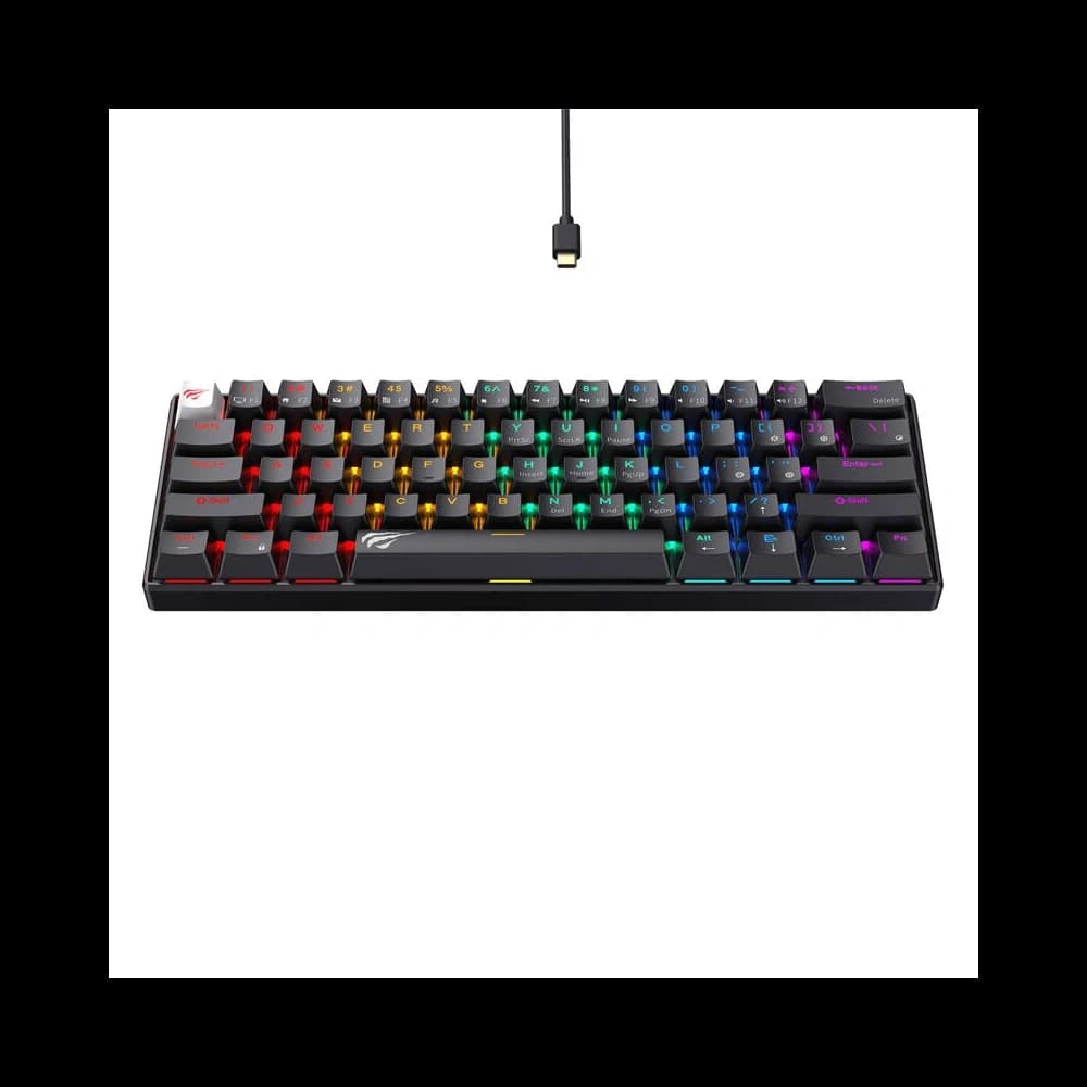 HAVIT KB903L kabelgebundene mechanische / Gaming RGB-Tastatur (schwarz) - 2