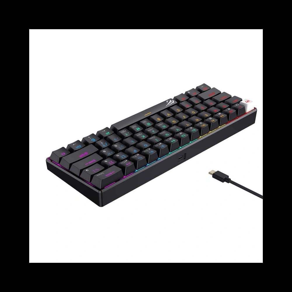 HAVIT KB903L kabelgebundene mechanische / Gaming RGB-Tastatur (schwarz) - 4