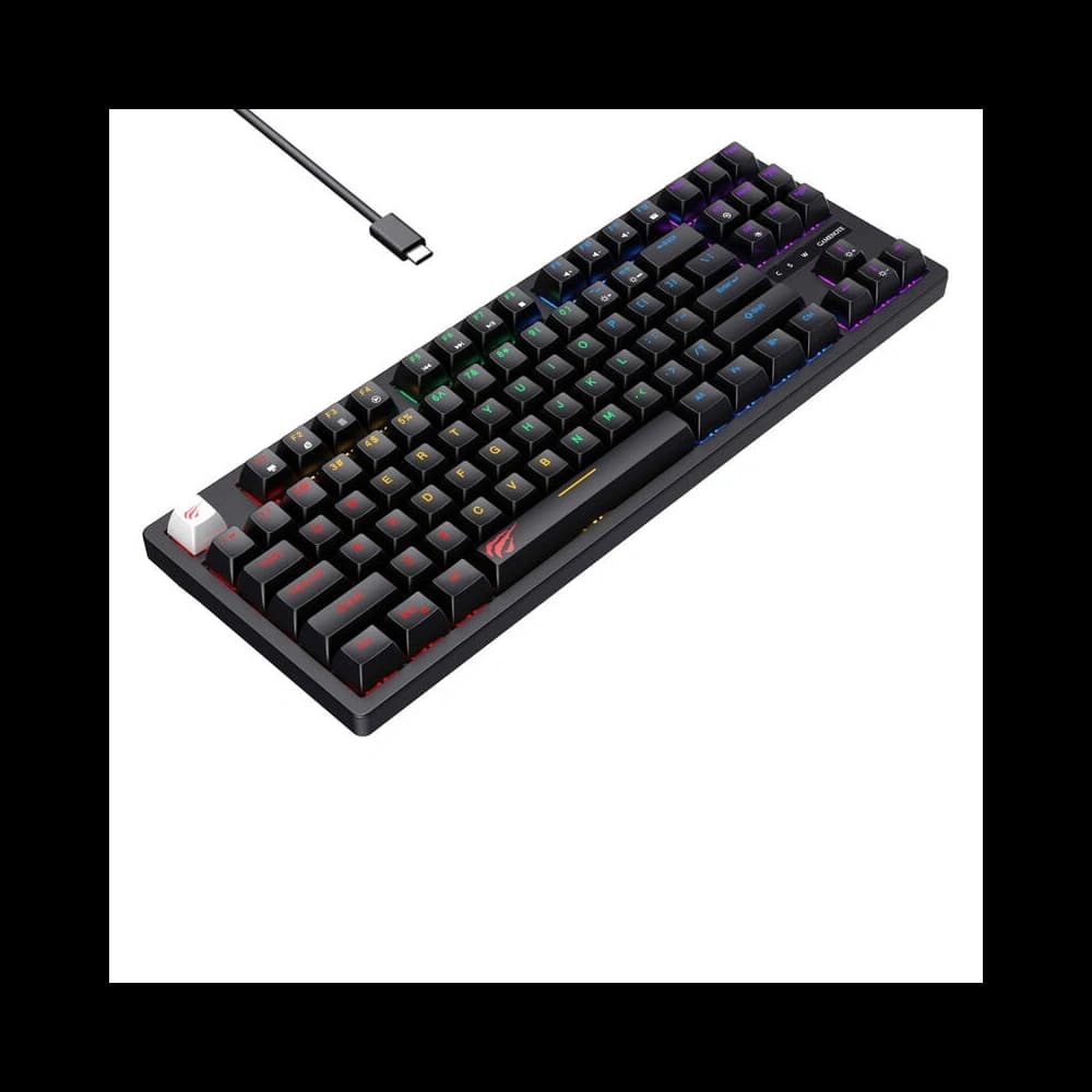 HAVIT KB892L RGB kabelgebundene Gaming-Tastatur (schwarz) - 2