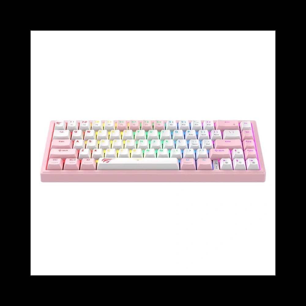 HAVIT KB874L RGB Mechanische Gaming-Tastatur (rosa und weiß) - 2