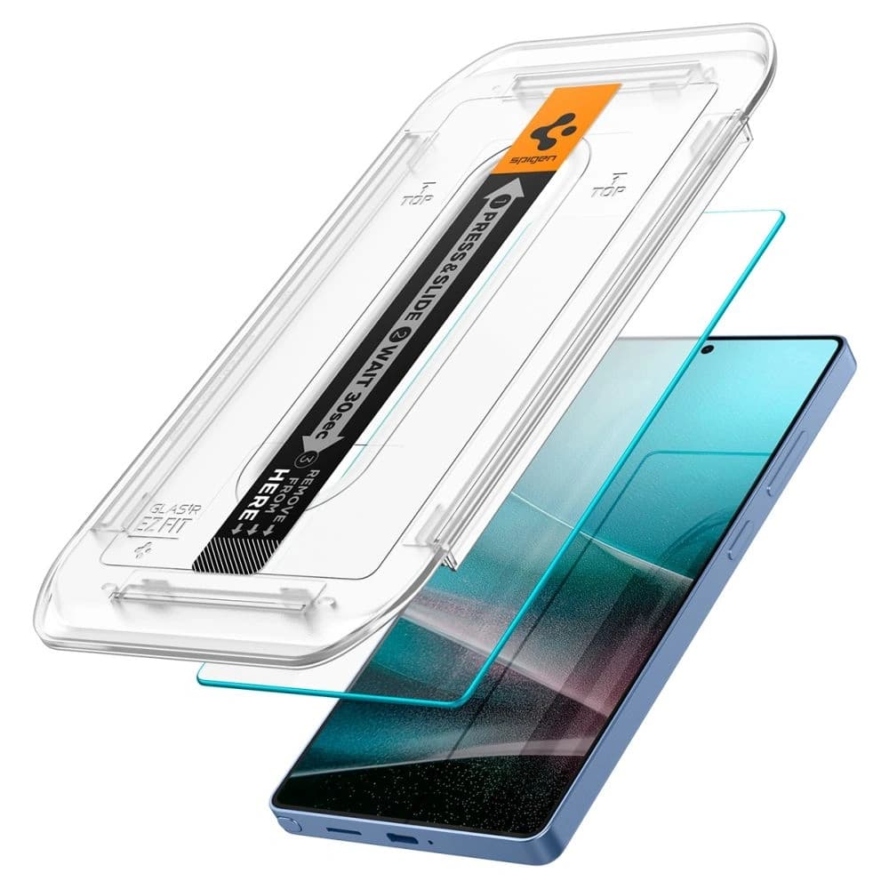 Spigen GLAS.tR ez Fit HD Samsung Galaxy S25 Ultra Klar [2 PACK] - 8