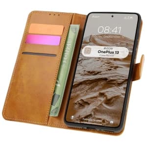 Bizon Case Pocket OnePlus 13 brown