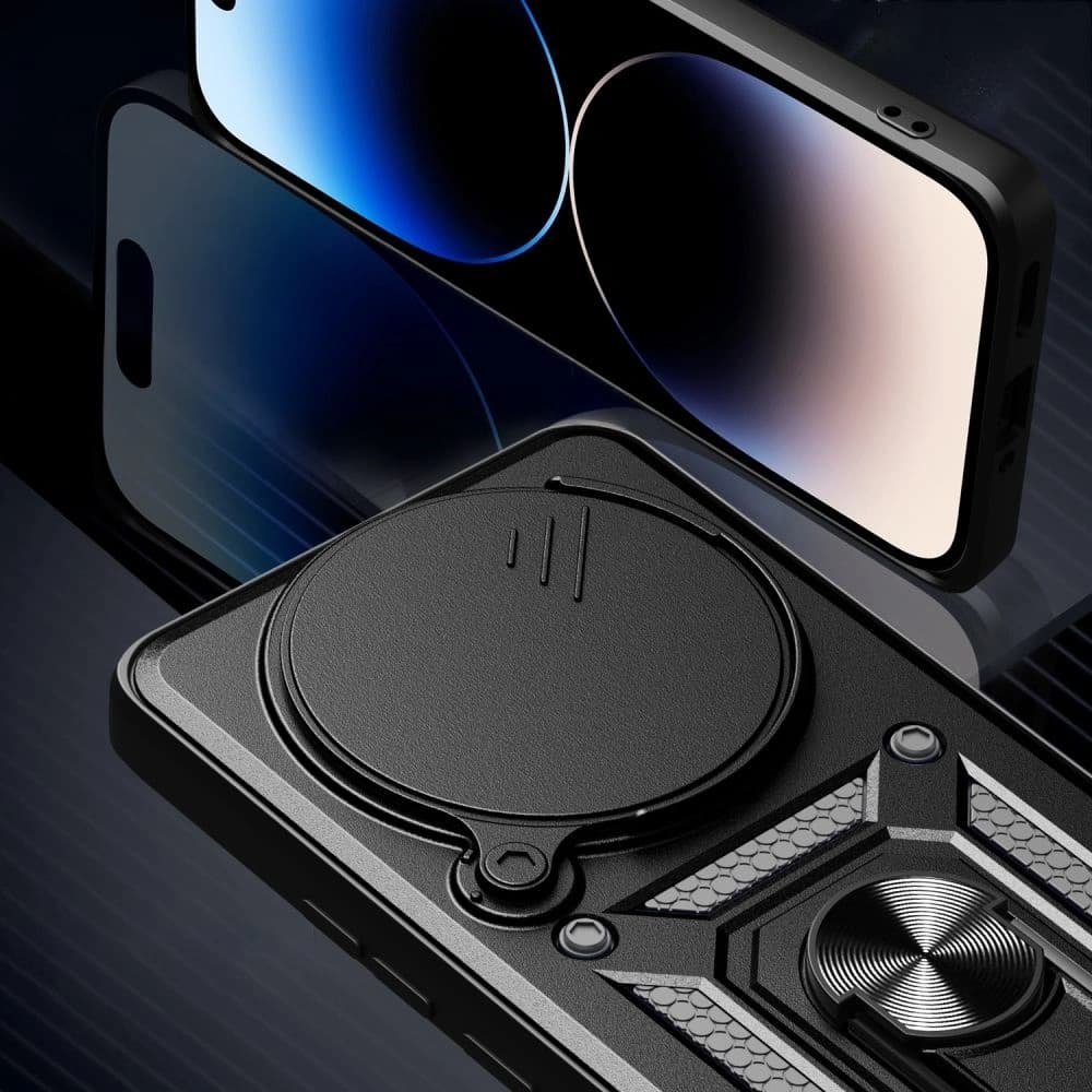 Tech-Protect Camshield Pro Xiaomi Redmi Note 14 Pro 5G / Poco X7 5G Matt Fekete - 4