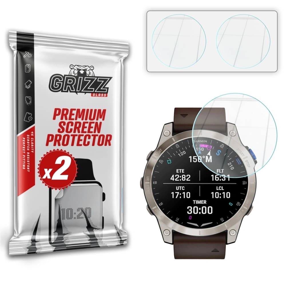 GrizzGlass HybridGlass Garmin D2 Mach 1 47mm - 1