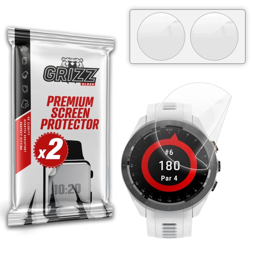 Fólie keramická GrizzGlass CeramicFilm pro Garmin Approach S70 42mm - 1