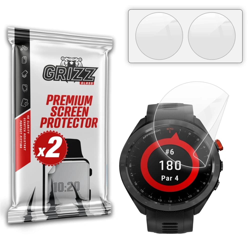 Fólie keramická GrizzGlass CeramicFilm pro Garmin Approach S70 47mm - 1