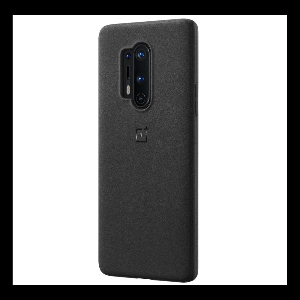 Husa OnePlus 8 Pro Sandstone Bumper Case Neagră - 1