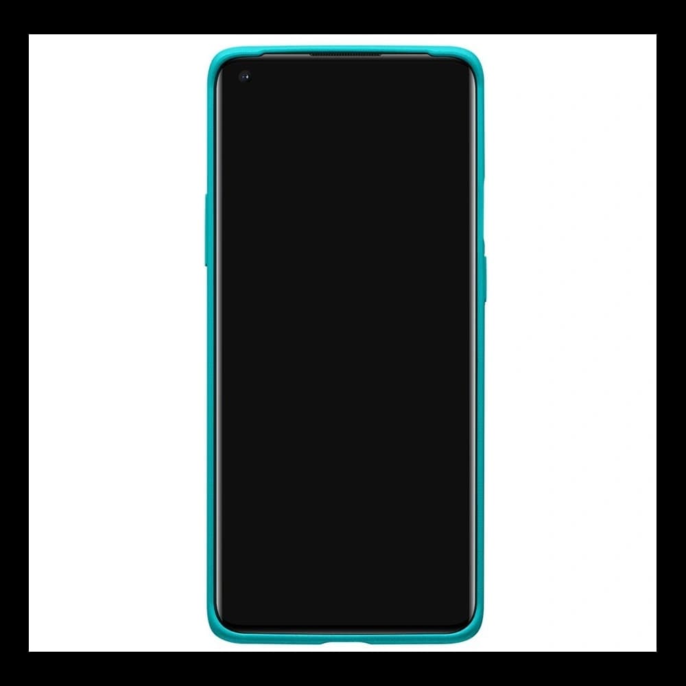 Husa OnePlus 8 Pro Sandstone Bumper Case Cyan. - 3