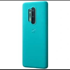 OnePlus 8 Pro Sandstone Bumper Case Cyan
