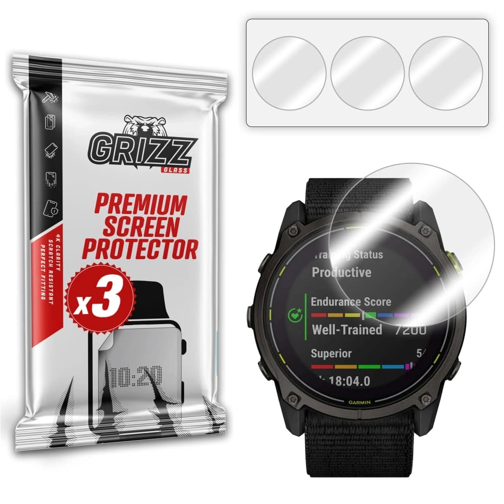GrizzGlass Hydrofilm Garmin Enduro 3 - 1