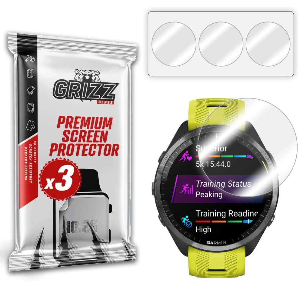 GrizzGlass Hydrofilm Garmin Forerunner 965 - 1