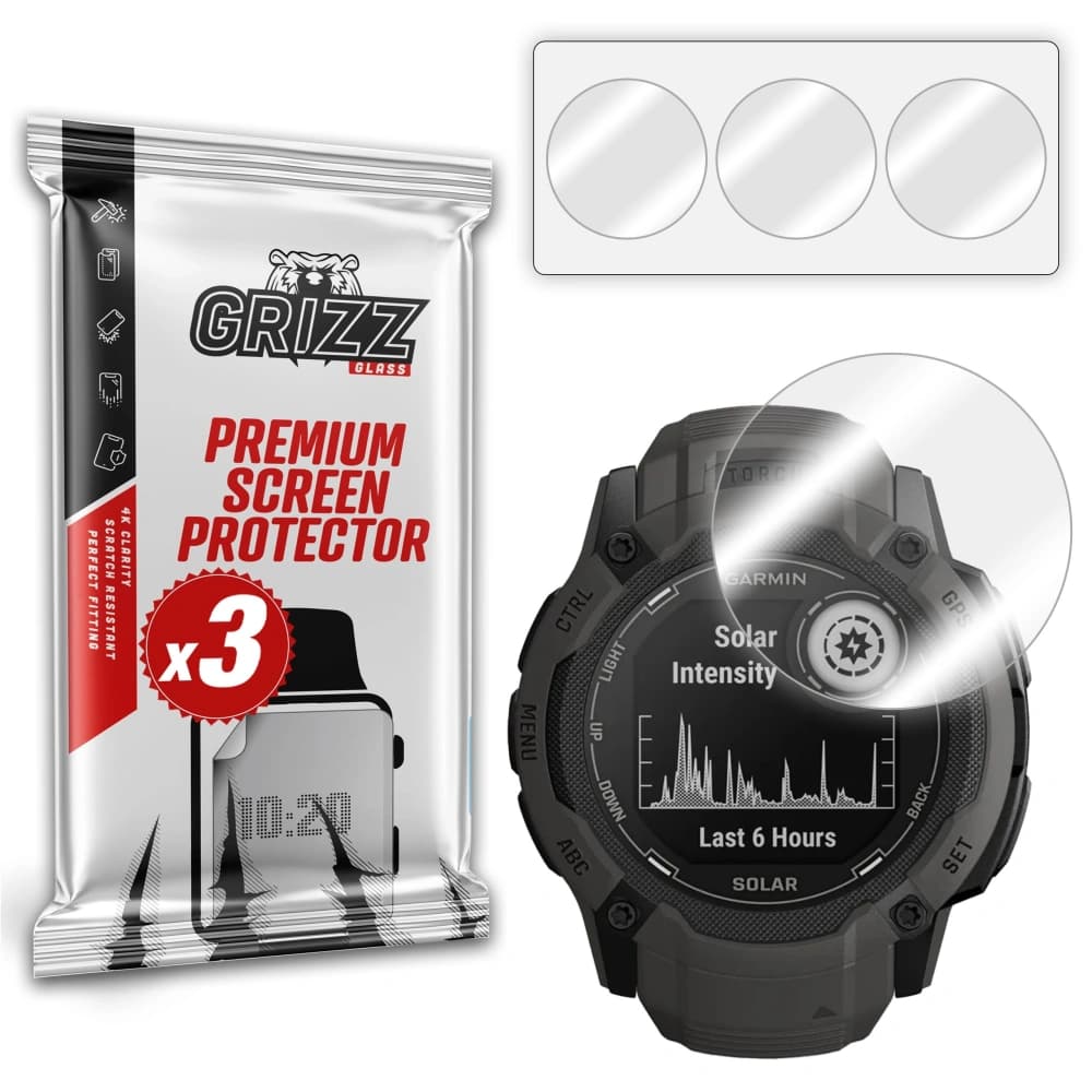 GrizzGlass Hydrofilm Garmin Instinct 2X 50mm - 1