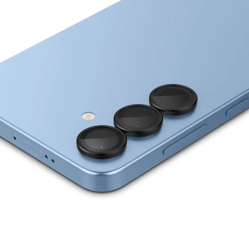 Tvrzené sklo na aparát Spigen Optik Pro Glas.tr ez Fit Camera Protector Samsung Galaxy S25 Black [2 PACK] - 4