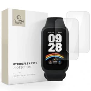 Tech-Protect Hydroflex Fit+ Xiaomi Smart Band 9 Active Clear [2 PACK]