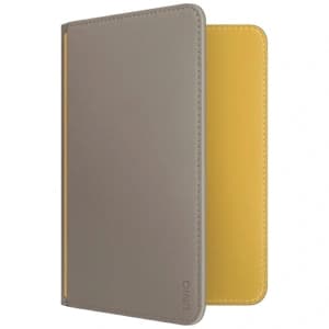 Etui na pasaport UNIQ Belmont s RFID blokací šedo-žluté