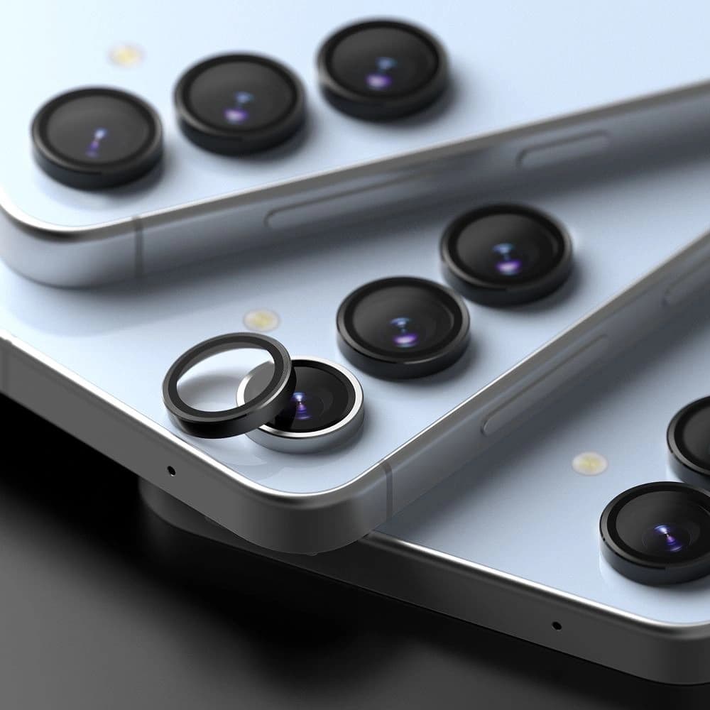 Nakládka Ringke Camera Frame Protector Samsung Galaxy S24 FE Černá [2 PACK] - 5