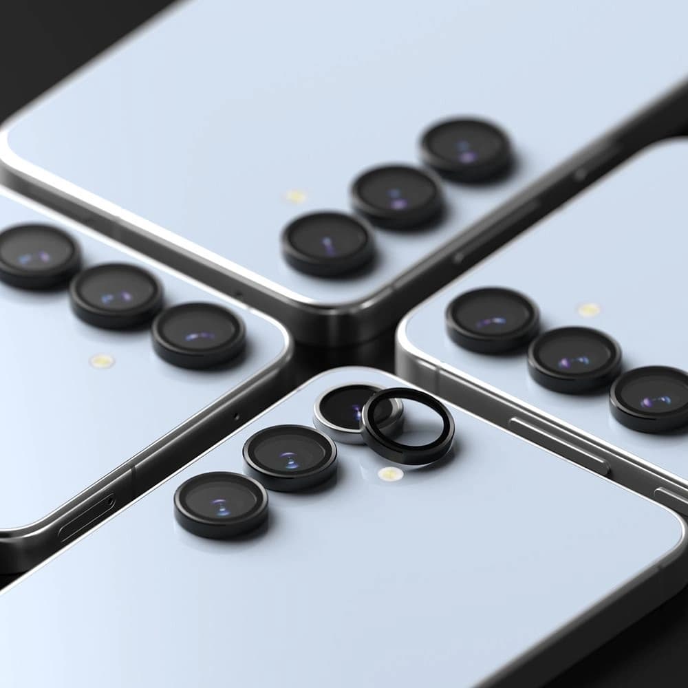 Nakládka Ringke Camera Frame Protector Samsung Galaxy S24 FE Černá [2 PACK] - 6