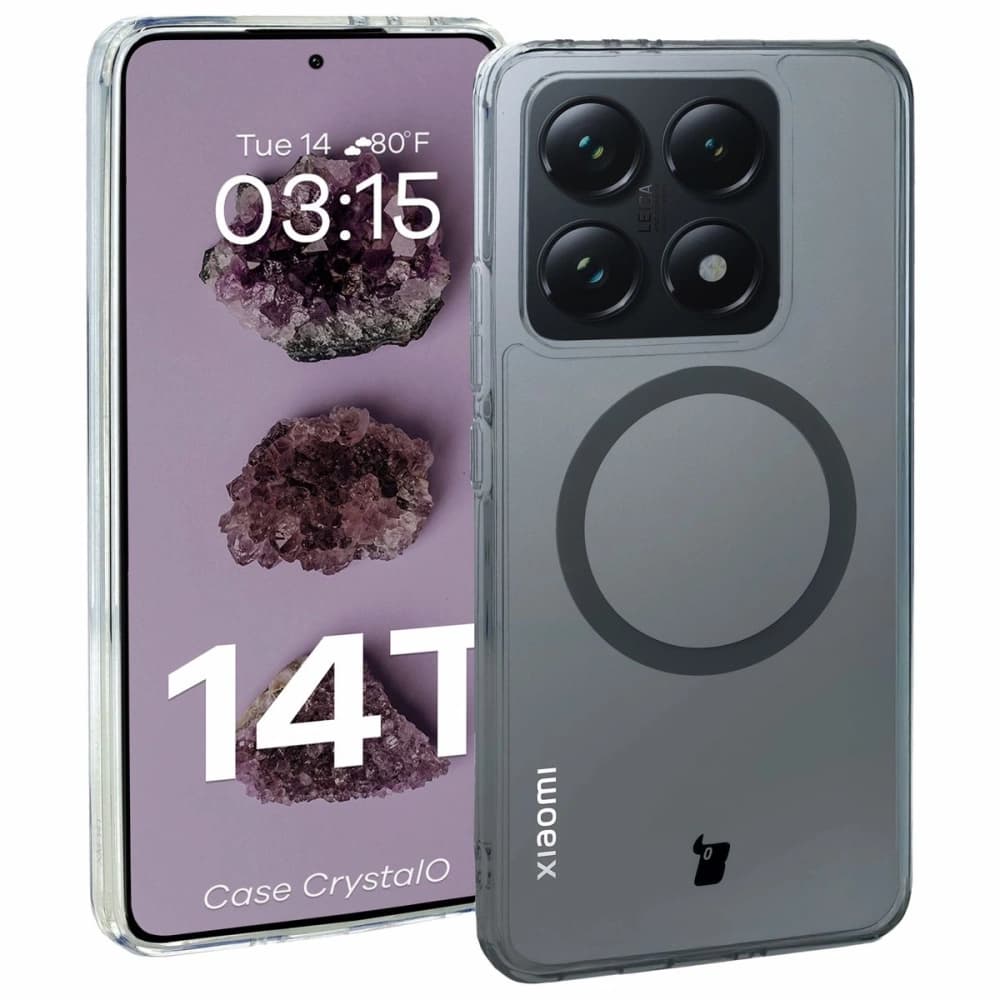 Bizon Case CrystalO Magnetic Xiaomi 14T clear - 1
