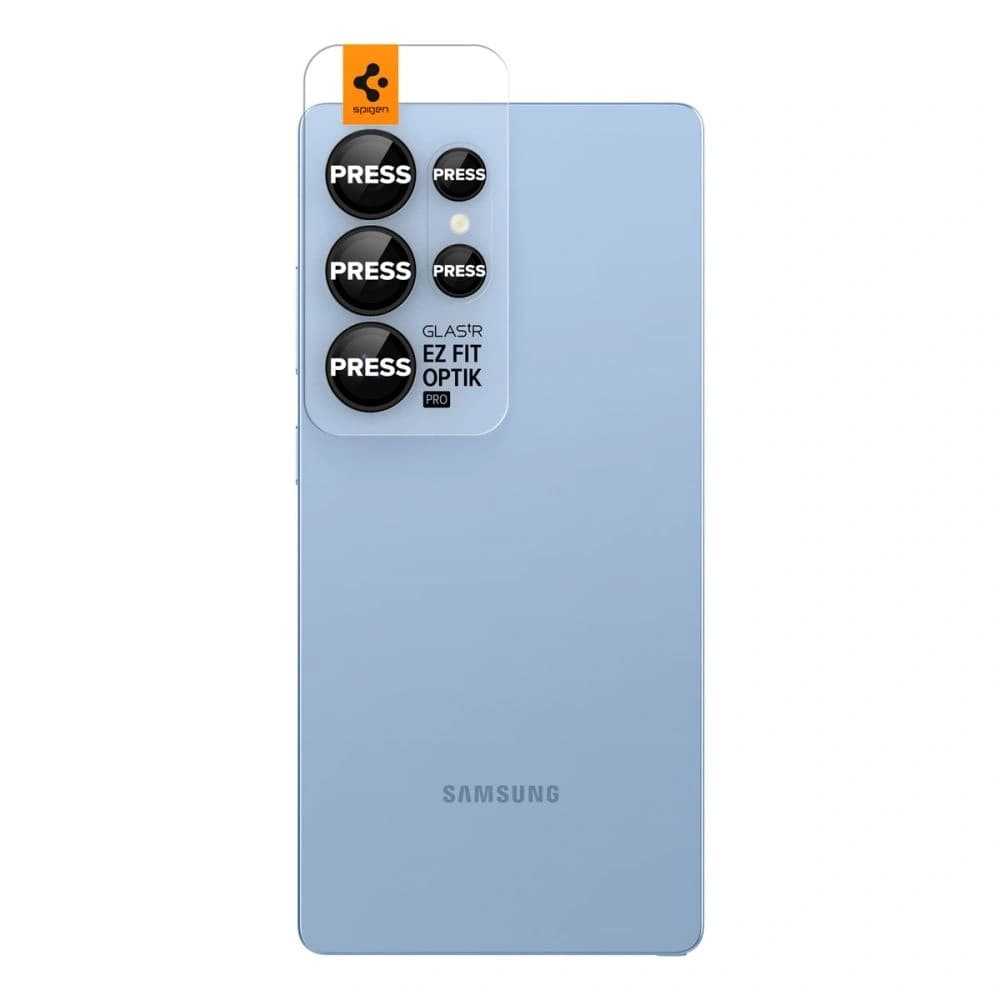 Spigen Optik Pro HD Glas.tr ez Fit Kamera Schutz Galaxy S25 Ultra Schwarz [2 PACK] - 2