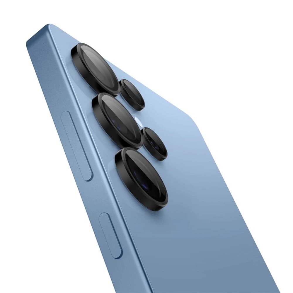 Spigen Optik Pro HD Glas.tr ez Fit Kamera Schutz Galaxy S25 Ultra Schwarz [2 PACK] - 3