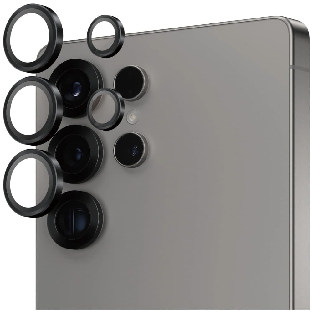 Szkło hartowane na obiektyw PanzerGlass Hoops Lens Protector do Samsung Galaxy S25 Ultra czarny - 2