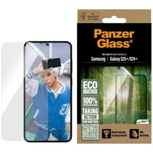 PanzerGlass Eco Matrix Ultra-Wide Fit Samsung Galaxy S25+ Plus