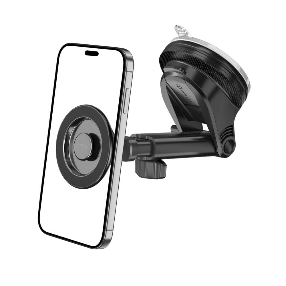 Tech-Protect N58 Magnetic MagSafe Műszerfal & Szellőző Autós Tartó Fekete - 7