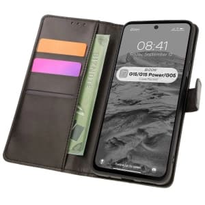 Etui s klopou Bizon Case Pocket pro Motorola Moto G15 / G15 Power / G05 černé