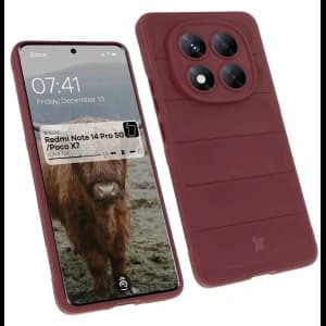 Bizon Case Tur Xiaomi Redmi Note 14 Pro 5G / Poco X7 dunkel lila