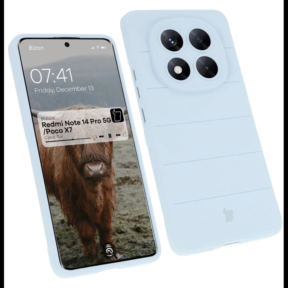 Bizon Case Tur Xiaomi Redmi Note 14 Pro 5G / Poco X7 light blue - 1