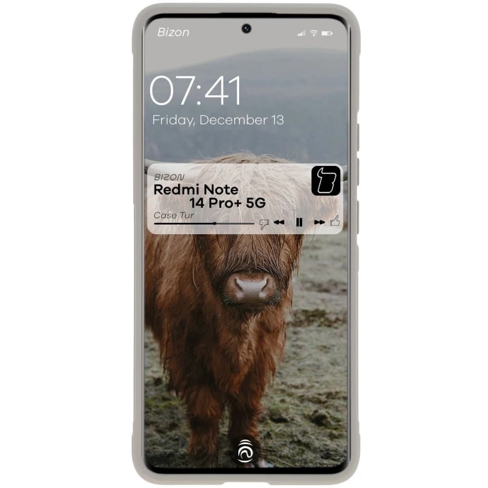 Bizon Case Tur Xiaomi Redmi Note 14 Pro Plus 5G light grey - 5