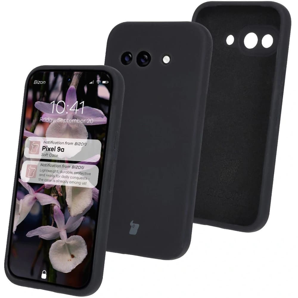 Bizon Soft Case Google Pixel 9a fekete - 1