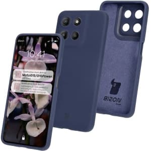 Silikonové pouzdro Bizon Soft Case pro Motorola Moto G15 / G15 Power tmavě modré