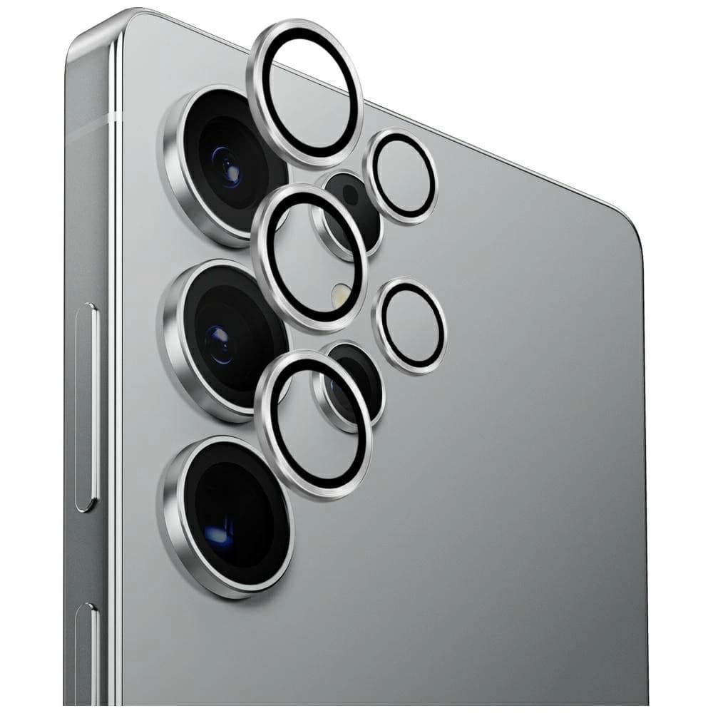 Szkło na obiektyw aparatu UNIQ Optix Aluminium Camera Lens do Samsung Galaxy S25 Ultra srebrny - 1