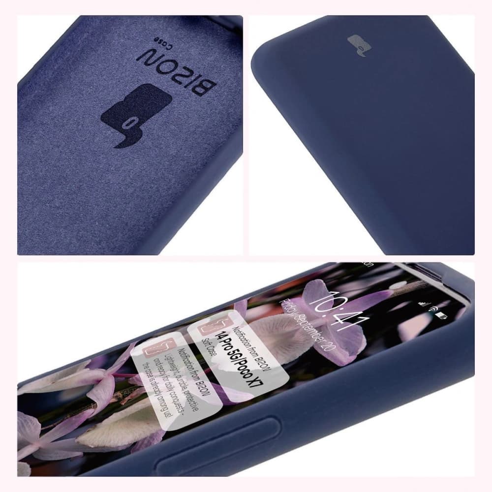 Bizon Soft Case Xiaomi Redmi Note 14 Pro 5G / Poco X7 dark blue - 6