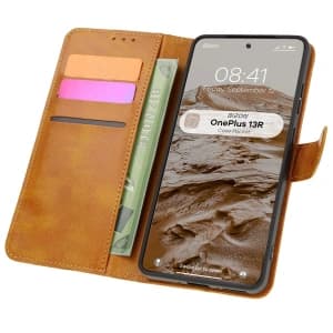 Bizon Case Pocket OnePlus 13R brown