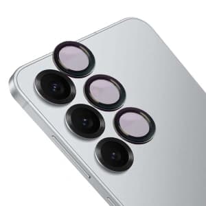 Sklo tvrzené na aparát s aplikátorem Bizon Glass Snap Lens pro Samsung Galaxy S25