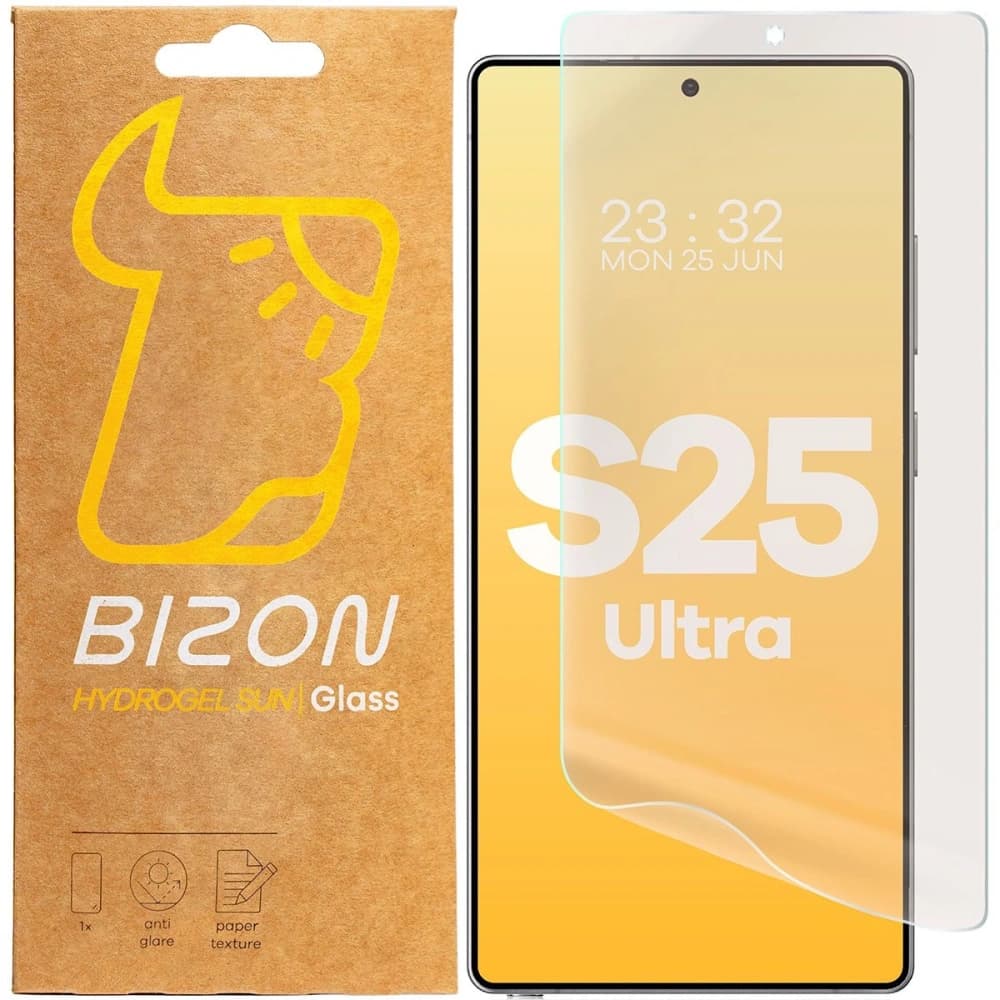 Bizon Glass Film Sonne Samsung Galaxy S25 Ultra [2 PACK] - 1