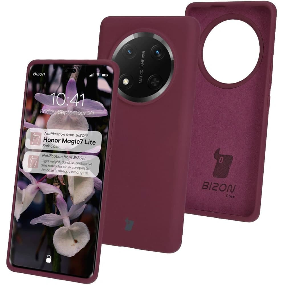 Bizon Soft Case Honor Magic7 Lite dark purple - 1