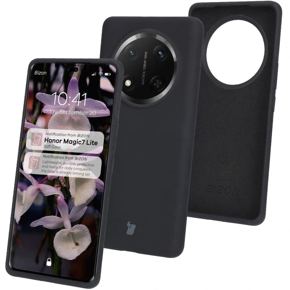 Bizon Soft Case Honor Magic7 Lite negru - 1