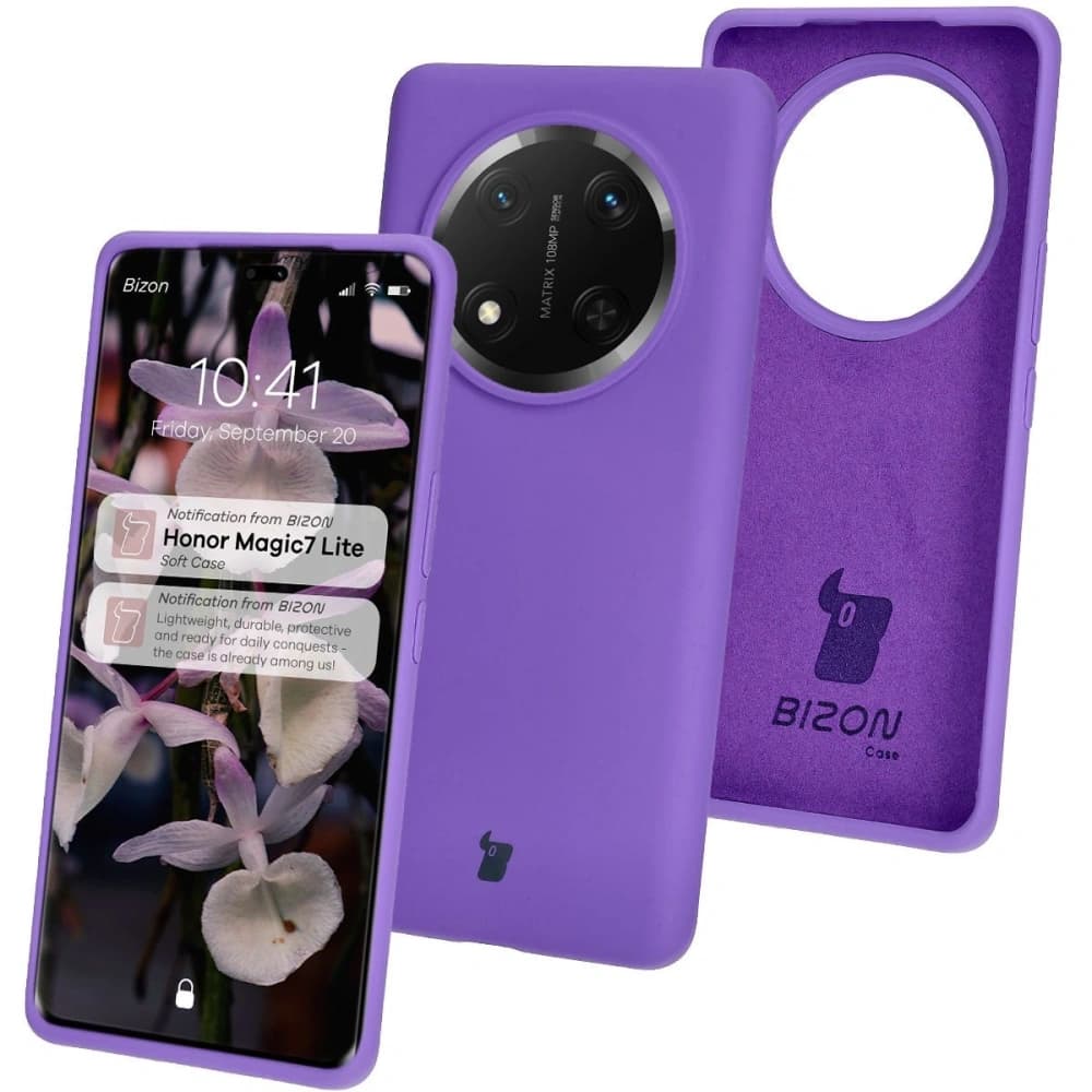 Bizon Soft Case Honor Magic7 Lite violet - 1