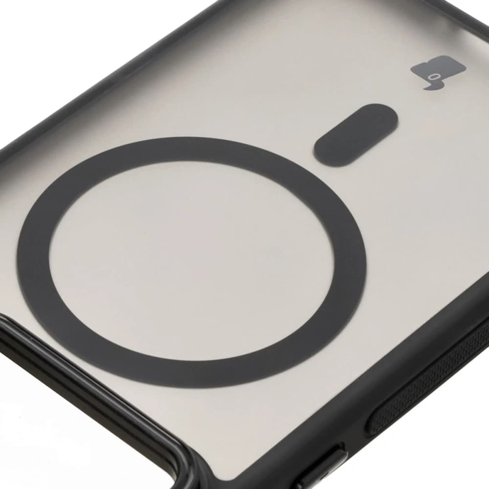 Bizon Case Eclipse MagSafe & Stand Xiaomi 14T rauchig mit einem schwarzen Rahmen - 4