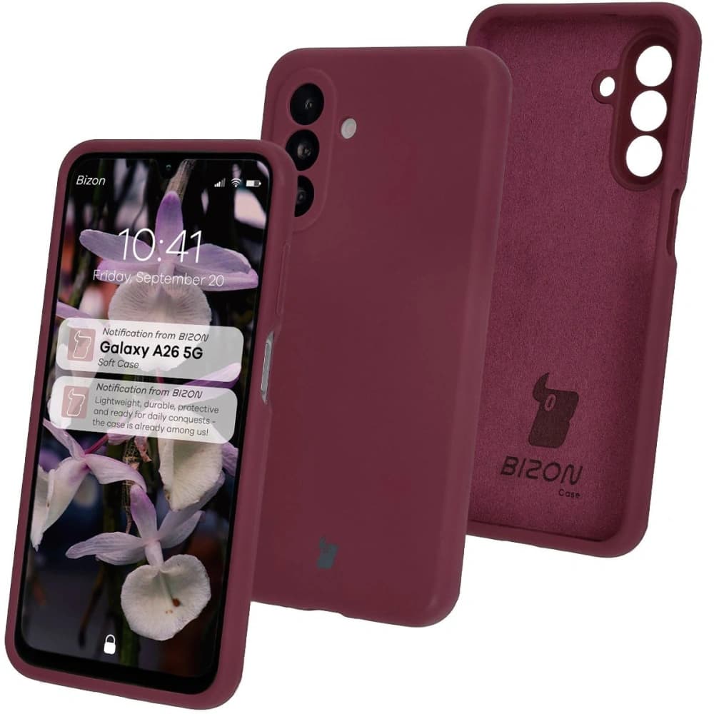 Bizon Soft Case Samsung Galaxy A26 5G violet închis - 1