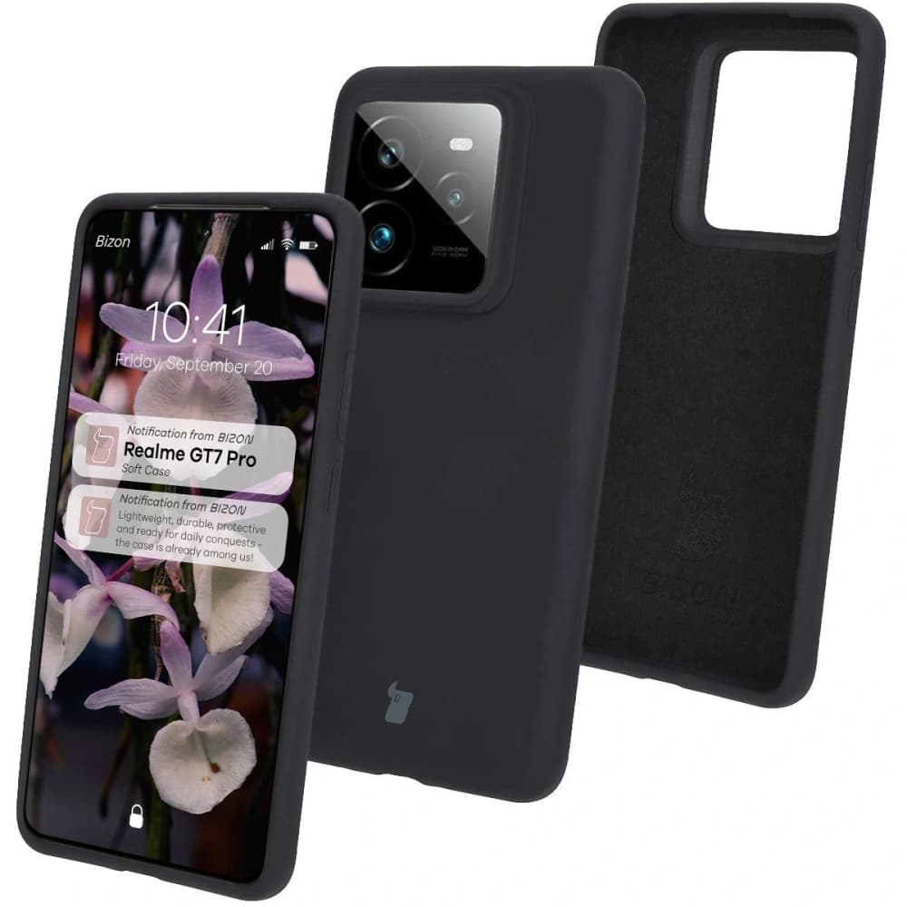 Bizon Soft Case Realme GT 7 Pro black - 1